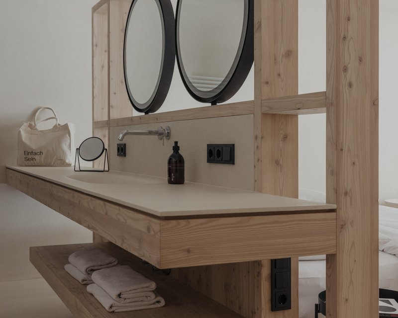 Gartensuite mit Badewanne