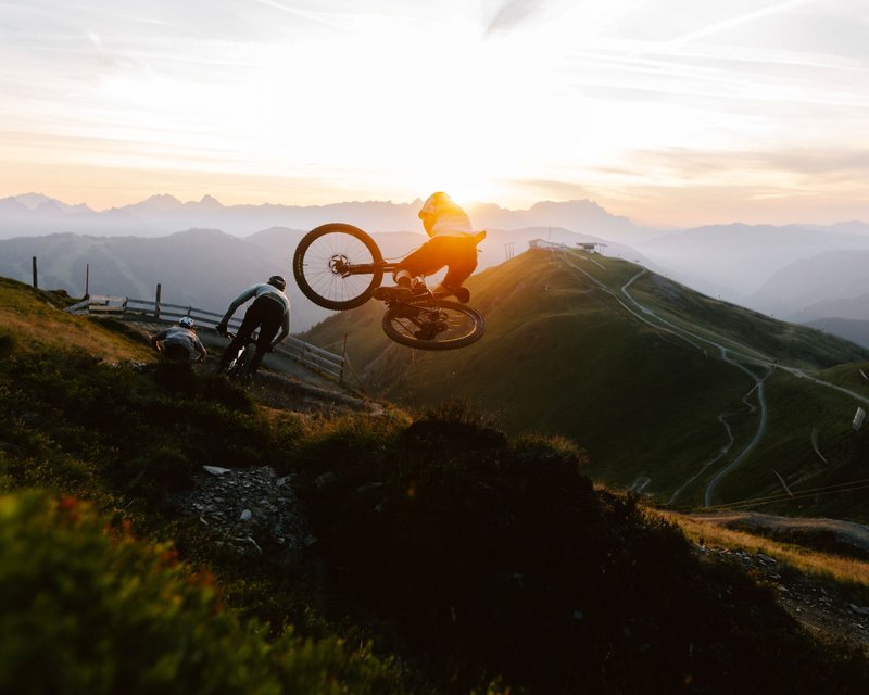 Herbstbiken in Saalbach Hinterglemm Herbstbiken in Saalbach Hinterglemm
