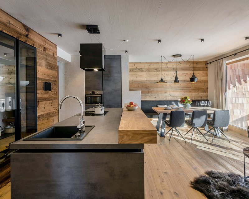 Wohn- und Essbereich Apartment Wawi