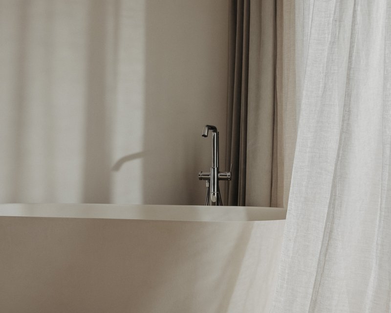 Gartensuite mit Badewanne