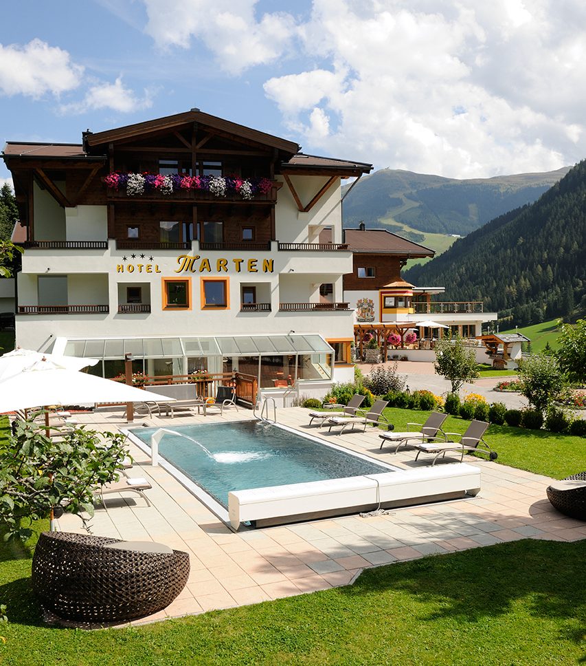 Hotel Marten im Sommer in Saalbach-Hinterglemm